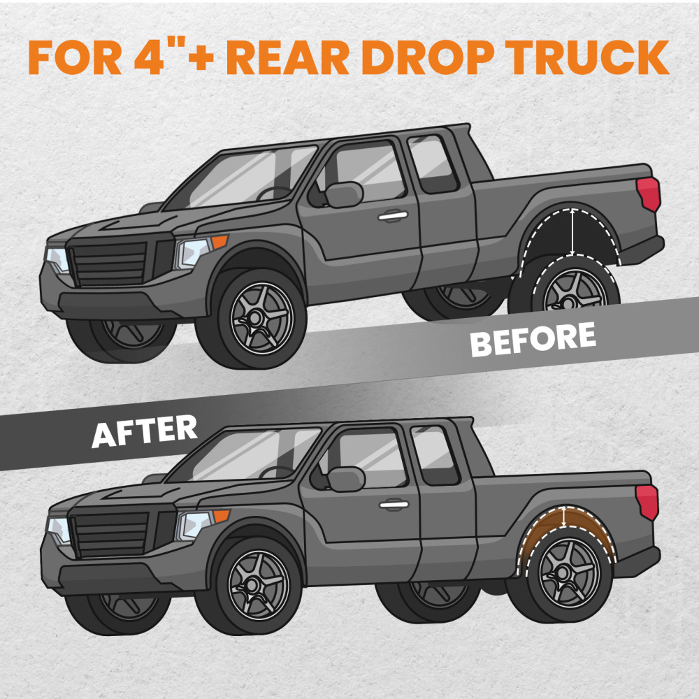 Rear Frame C Notch Kit Bolt In compatible for Chevy C10 1963-1972  compatible for GMC Truck