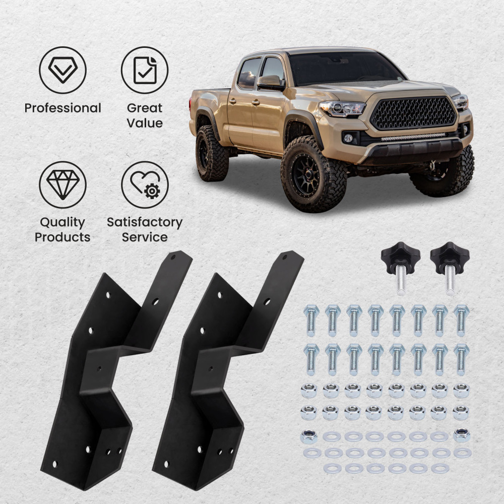 Rear Shock RelocationC-Notch Kit compatible for Chevy C10 compatible for GMC C15 1963-1972