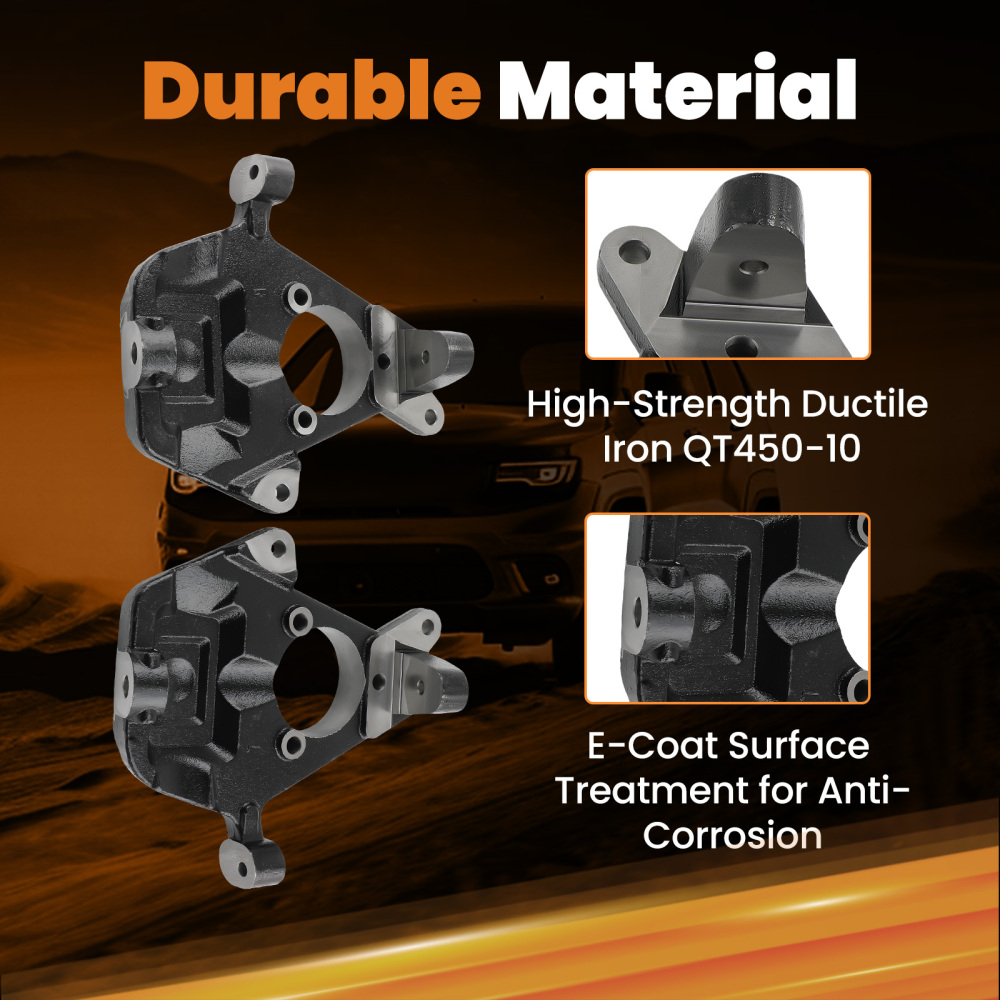 2/4 Drop Kit For Chevy Silverado 1500 2WD 99-06 SpindlesShacklesHangers