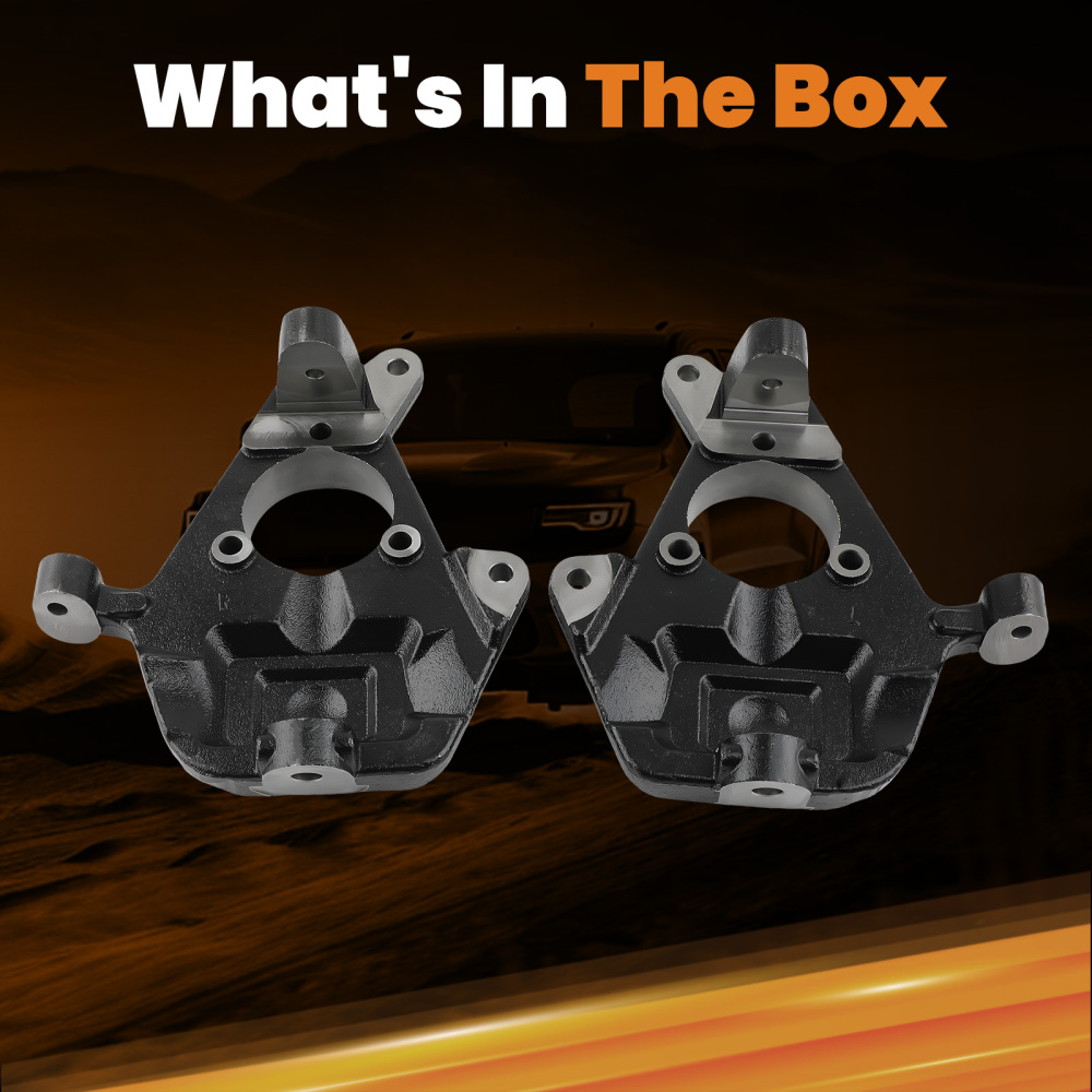 2/4 Drop Kit For Chevy Silverado 1500 2WD 99-06 SpindlesShacklesHangers