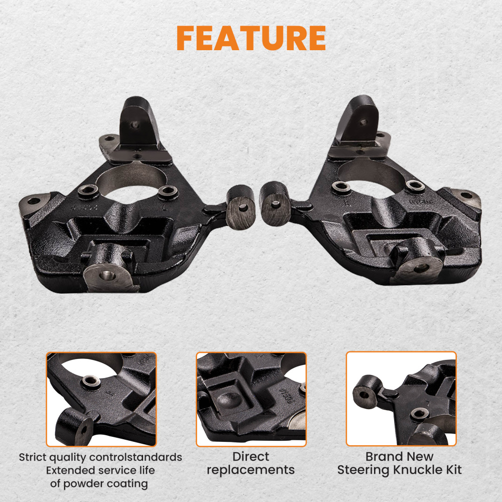 2/4 Drop Kit For Chevy Silverado 1500 2WD 99-06 SpindlesShacklesHangers