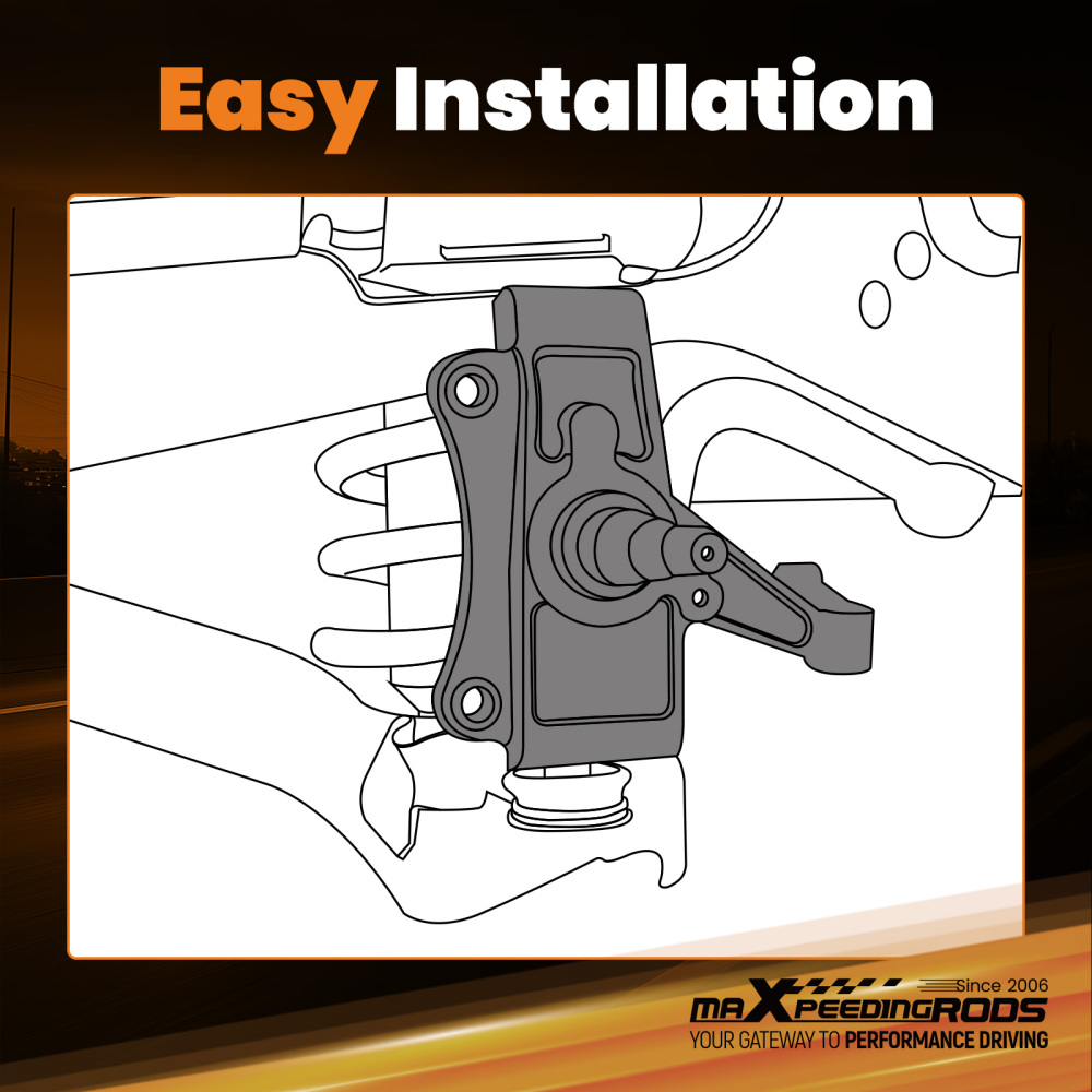 2 Mandrini di caduta compatibile per Chevy Chevelle Malibu Buick Luxus Century 1964-1972