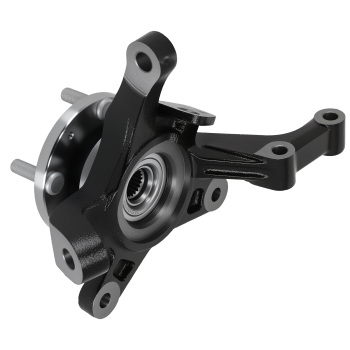 Front Left Steering Knuckle compatible for Chevy Aveo/G3 1.6L 2004-2011 96535190 Steel