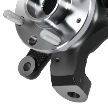 Front Left Steering Knuckle compatible for Chevy Aveo/G3 1.6L 2004-2011 96535190 Steel