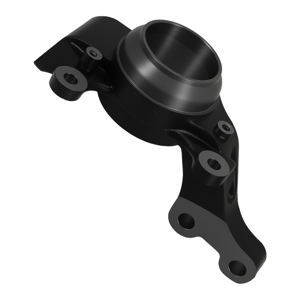 2x Front Steering Knuckle compatible for Toyota Corolla 95-02 43212-12300 43211-12300 Black