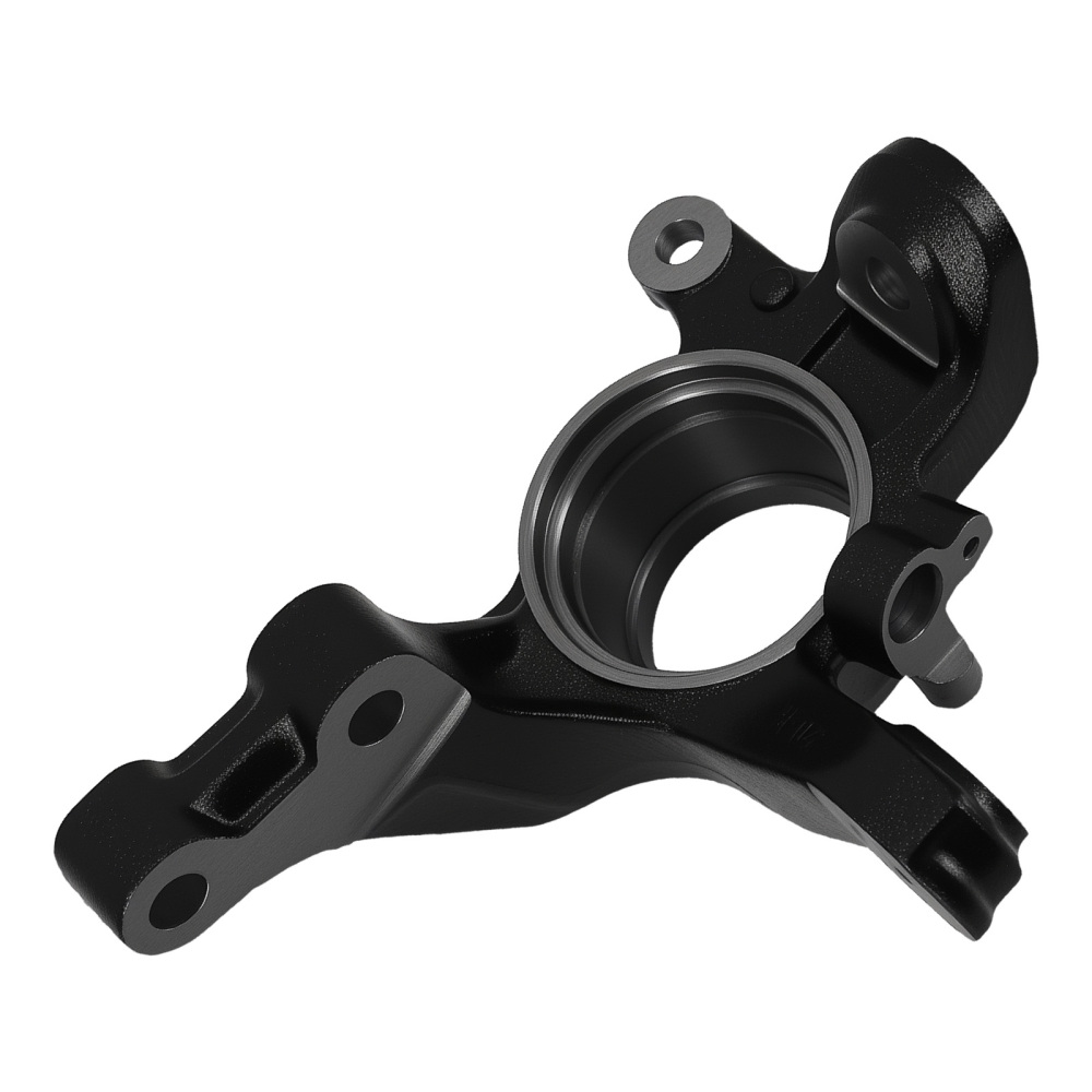 2x Front Steering Knuckle compatible for Toyota Corolla 95-02 43212-12300 43211-12300 Black