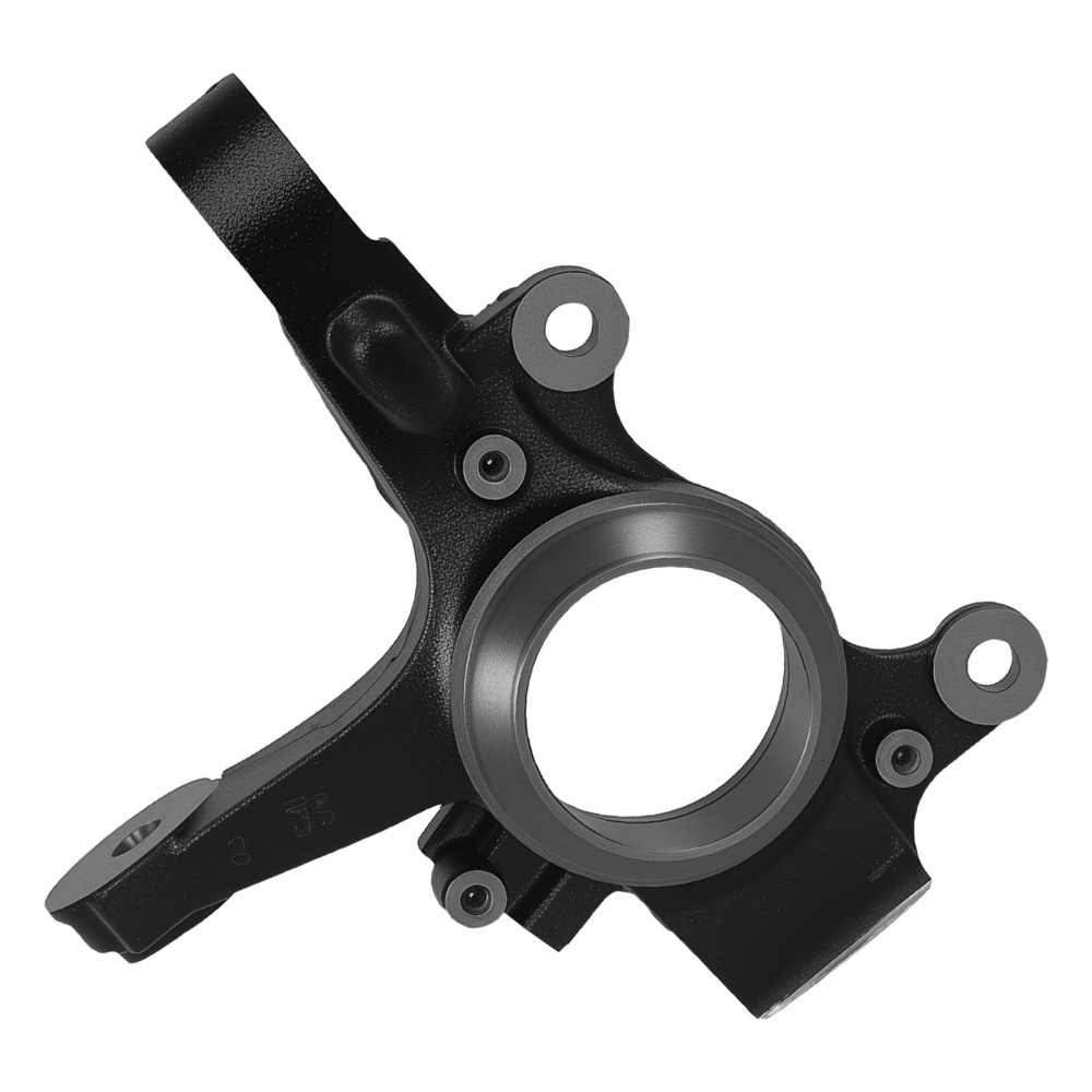 2x Front Steering Knuckle compatible for Toyota Corolla 95-02 43212-12300 43211-12300 Black