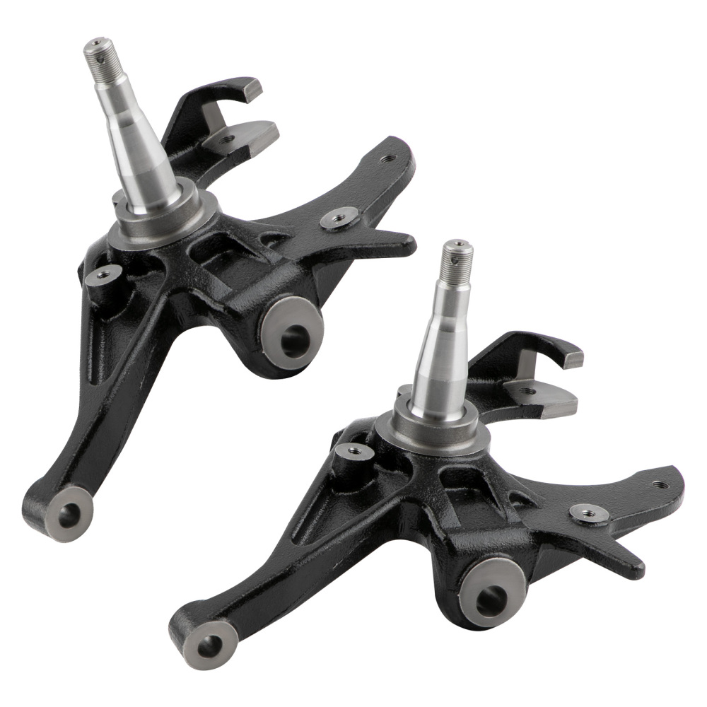 2 Front Drop Spindles compatible for Chevrolet S10 compatible for GMC S15 Sonoma Jimmy 1982-2004