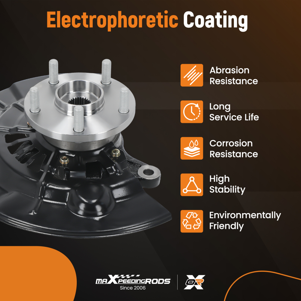 Front RH Steering Knuckle Wheel Hub Bearing Assembly compatible for Toyota Camry 2015-2017