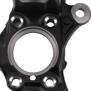 Steering Knuckle Front Left compatible for Audi A3 GTI 2006 2007 - 2013 698039 Black