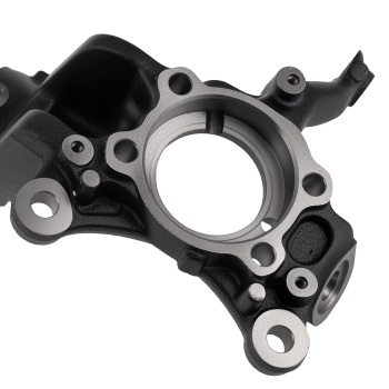 Steering Knuckle Front Left compatible for Audi A3 GTI 2006 2007 - 2013 698039 Black