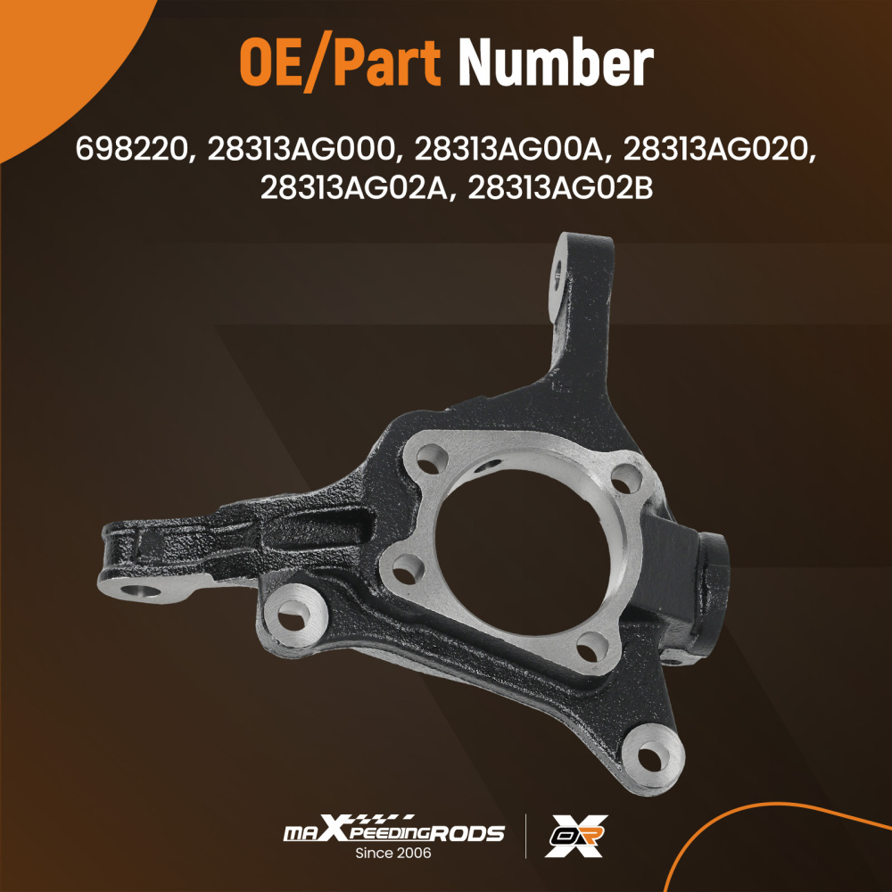 Front Passenger Steering Knuckle compatible for Subaru Impreza WRX 2008-2014 28313AG000