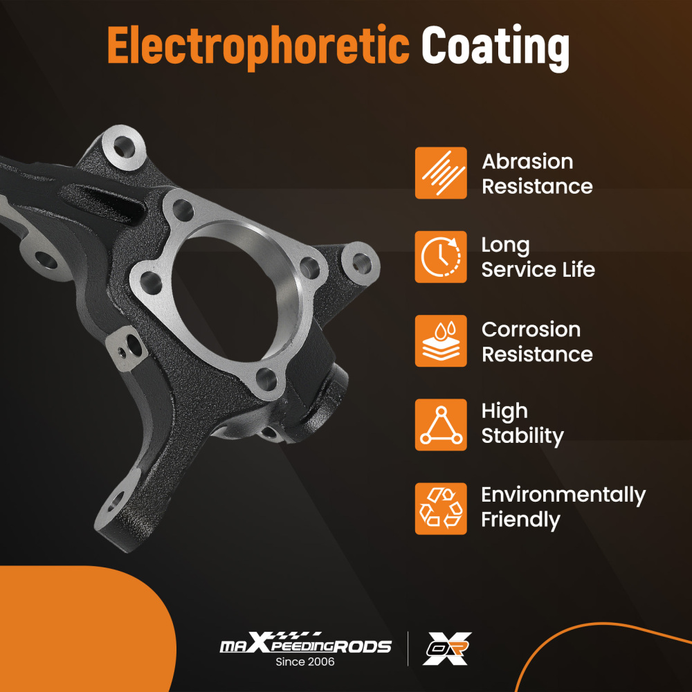 Front Driver Knuckle Assembly compatible for Subaru WRX/XV Crosstrek 2012-2014 28313AG03A