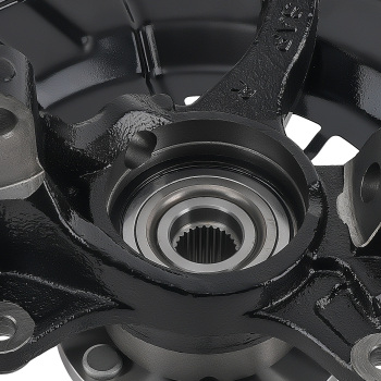 Pair Front Steering Knuckles+Wheel Hub Bearings compatible for Toyota Camry 2004 - 2006