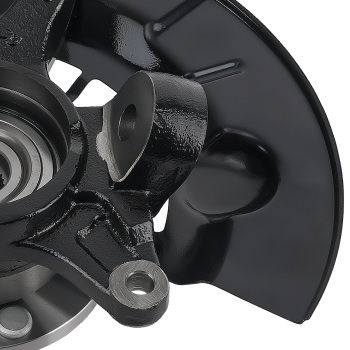 Pair Front Steering Knuckles+Wheel Hub Bearings compatible for Toyota Camry 2004 - 2006