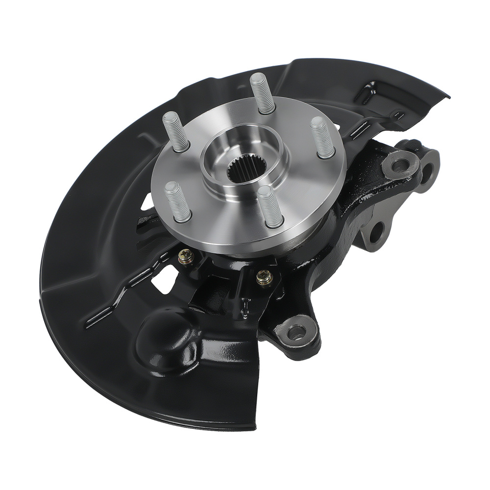 Pair Front Steering Knuckles+Wheel Hub Bearings compatible for Toyota Camry 2004 - 2006