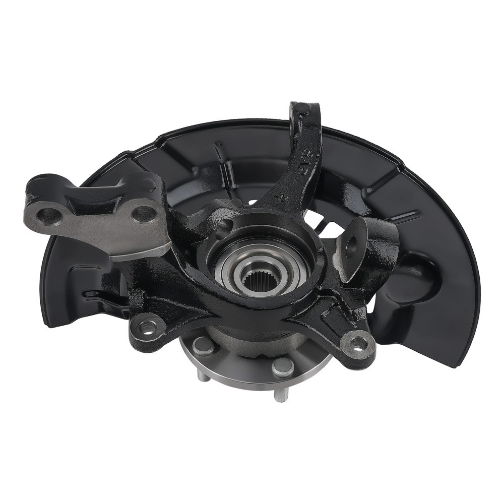 Pair Front Steering Knuckles+Wheel Hub Bearings compatible for Toyota Camry 2004 - 2006