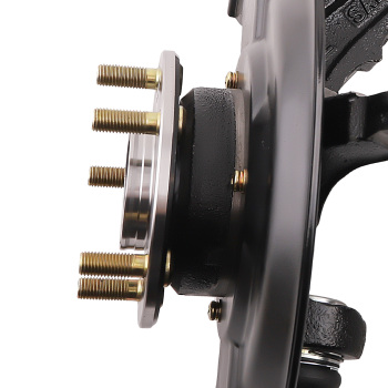 Pair Front LH RH Wheel Bearing Hub w/ Knuckle compatible for Honda Accord 2.4L 03-2007