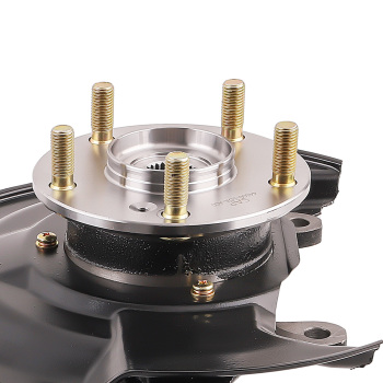 Pair Front LH RH Wheel Bearing Hub w/ Knuckle compatible for Honda Accord 2.4L 03-2007