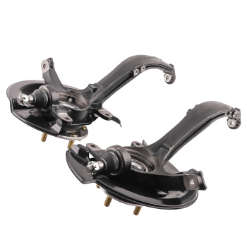 Pair Front LH RH Wheel Bearing Hub w/ Knuckle compatible for Honda Accord 2.4L 03-2007