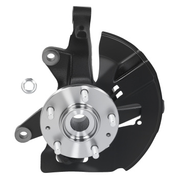 Front Left Steering Knuckle Hub Bearing Assembly compatible for Mazda CX-9 CX-7 2007-2015