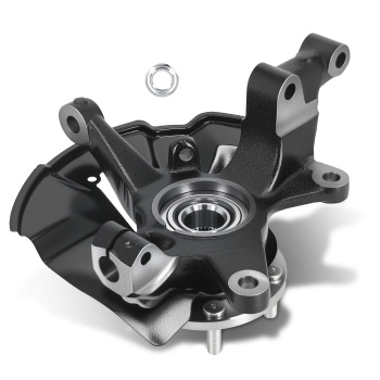 Front Left Steering Knuckle Hub Bearing Assembly compatible for Mazda CX-9 CX-7 2007-2015