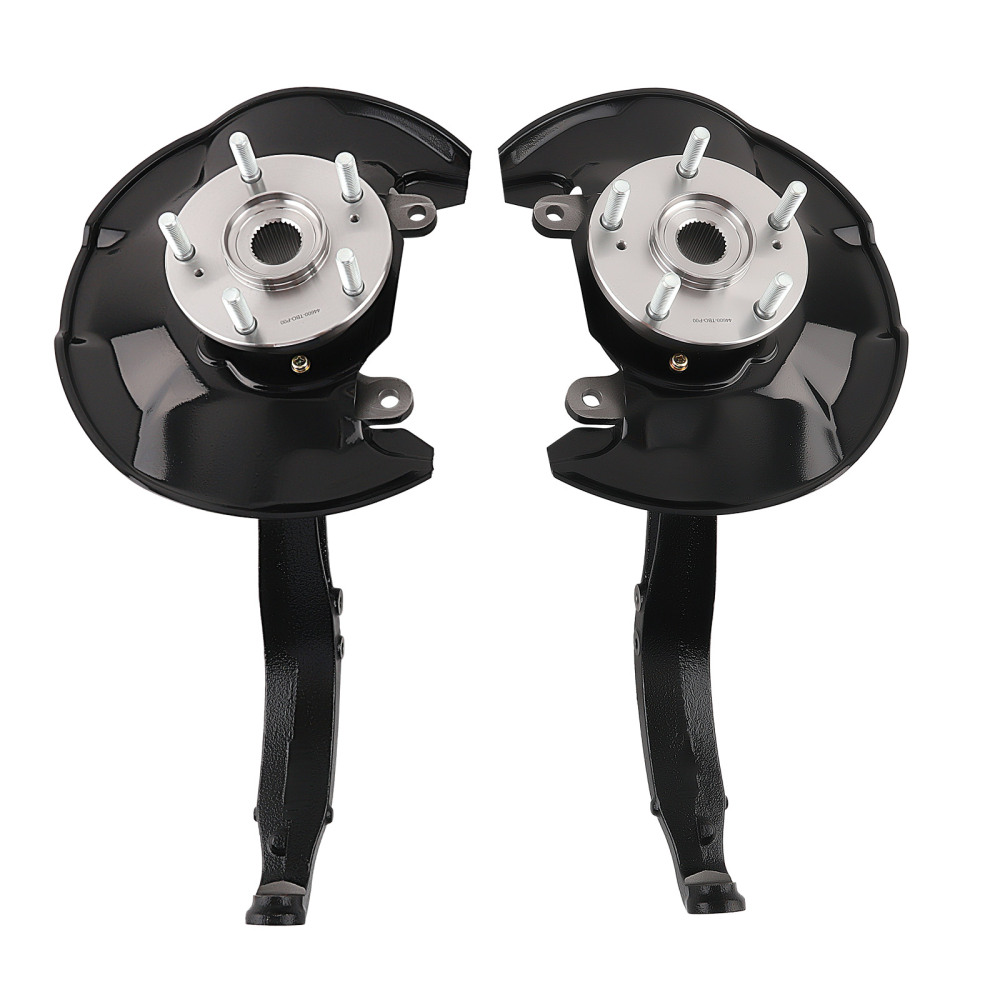 2x Front Wheel Bearing Hub Knuckle Assembly compatible for Honda Accord 2.4L 3.5L 2008-12