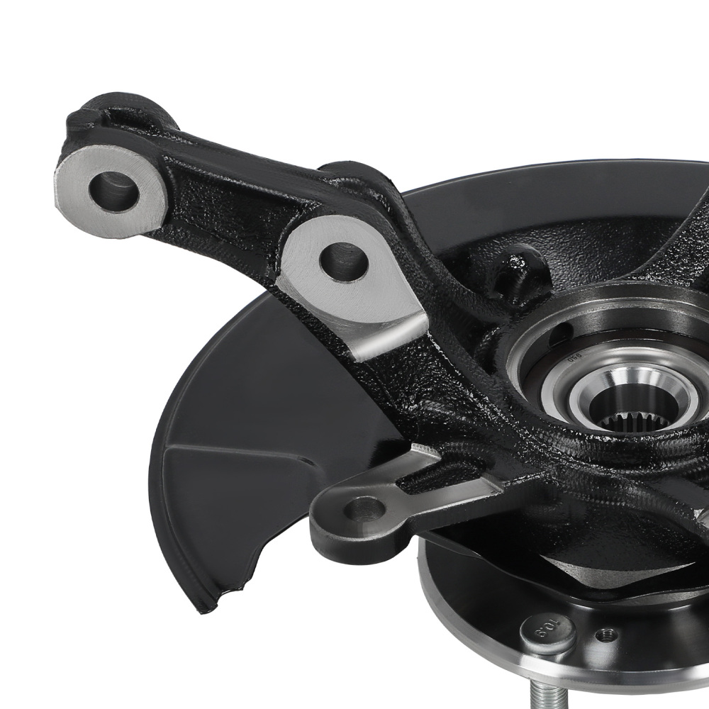 2xFront Steering Knuckle Wheel Hub Bearing compatible for Honda Civic DX EX GX 698-451