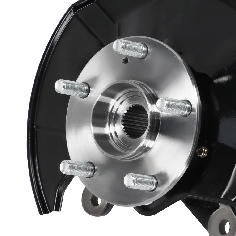 Front Left Steering Knuckle Assembly compatible for Honda Civic DX DX-G EX EX-L 2009 - 2010