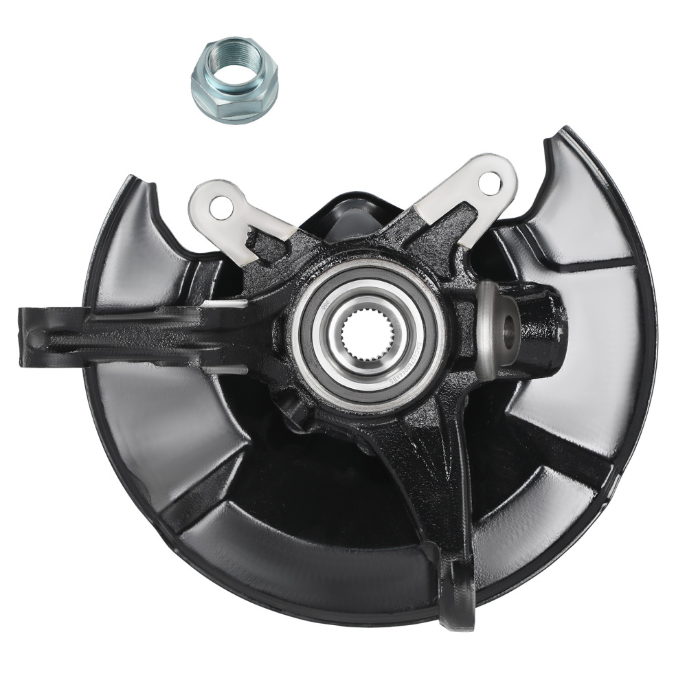 Front Left Steering Knuckle Assembly compatible for Honda Civic DX DX-G EX EX-L 2009 - 2010