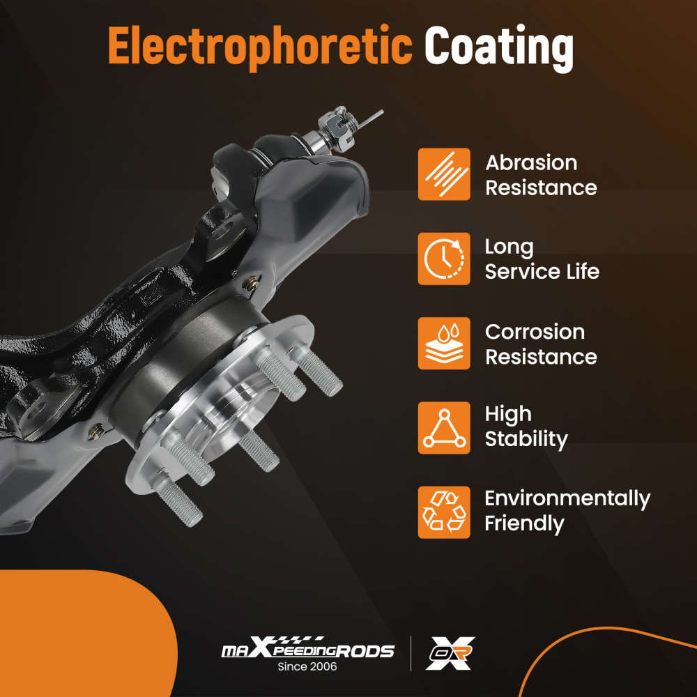 Front Right Steering KnuckleWheel Hub Bearing compatible for Honda Accord 13-15 LK018