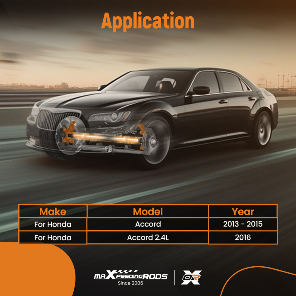 Front Right Steering KnuckleWheel Hub Bearing compatible for Honda Accord 13-15 LK018