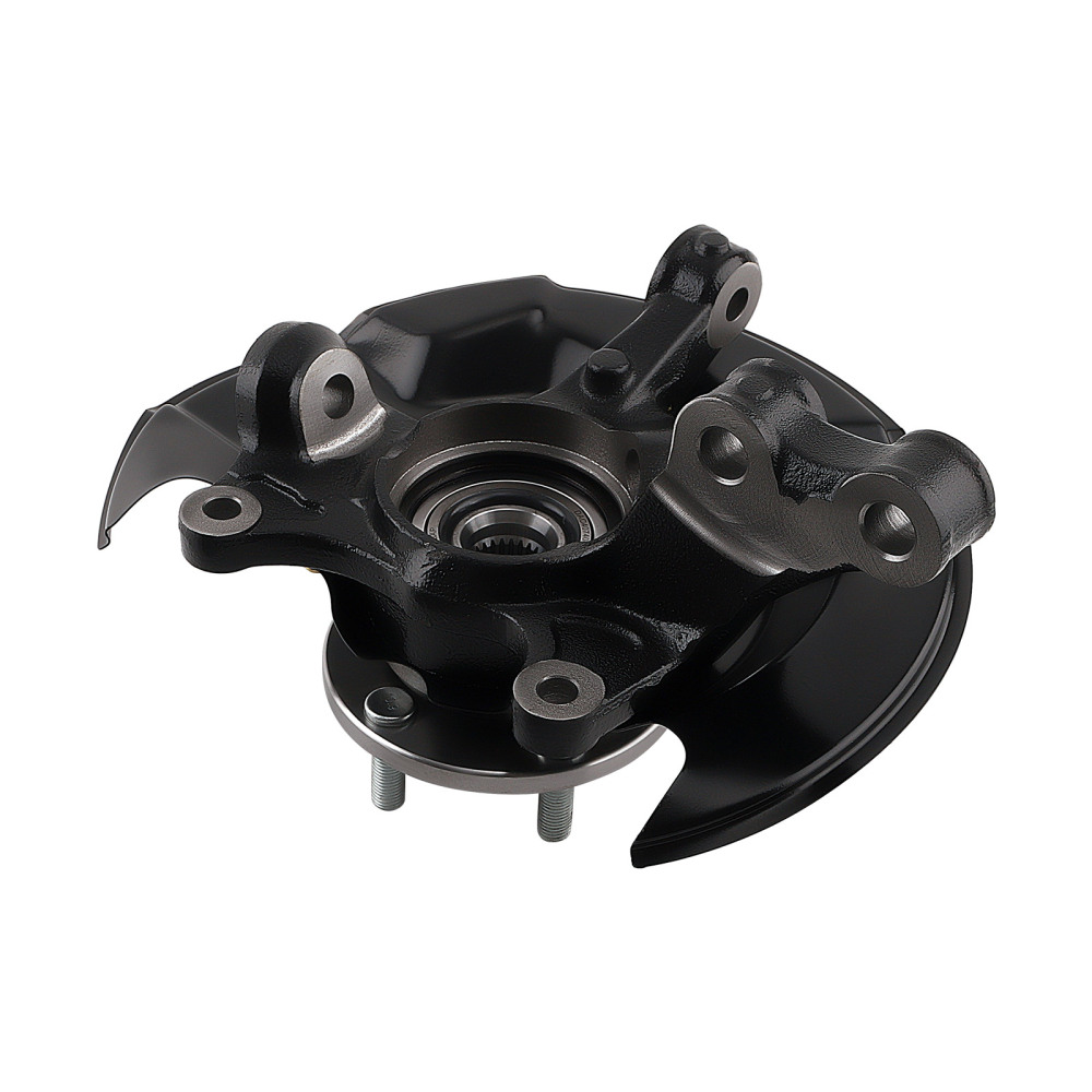 Pair Front Wheel Hub Bearing Steering Knuckle Assembly compatible for TOYOTA 698-477 14-18