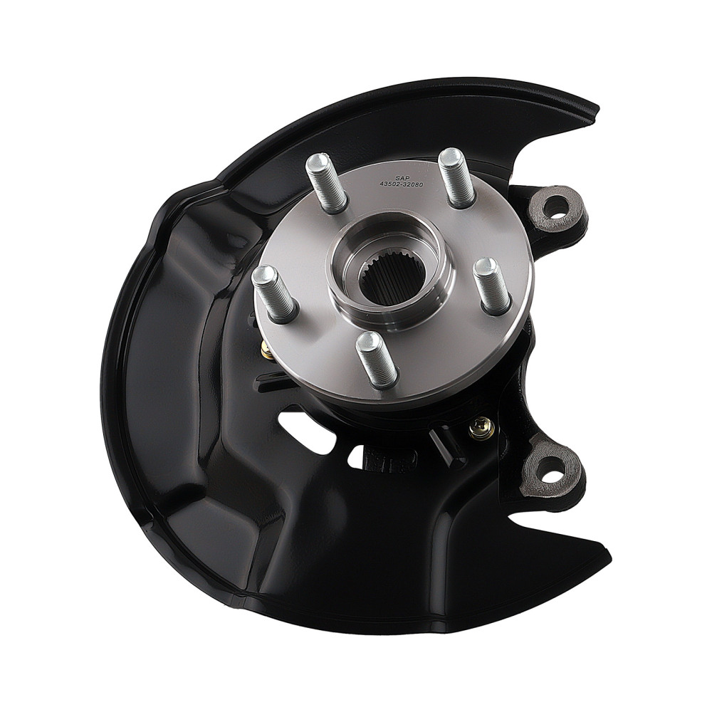 Pair Front Wheel Hub Bearing Steering Knuckle Assembly compatible for TOYOTA 698-477 14-18