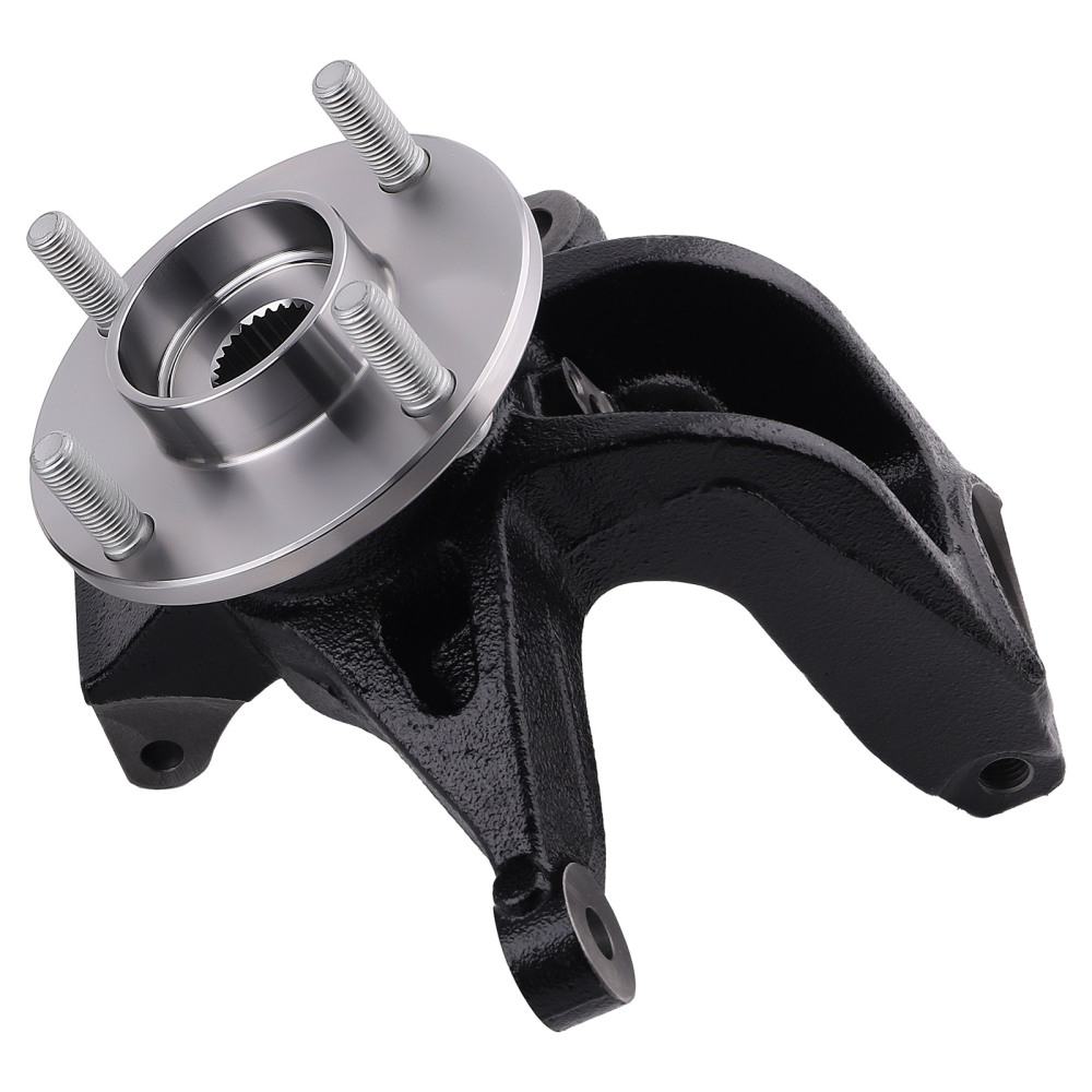 Front Passenger Steering Knuckle Assembly compatible for Ford Focus 4 Bolt 06-2011 KA698407