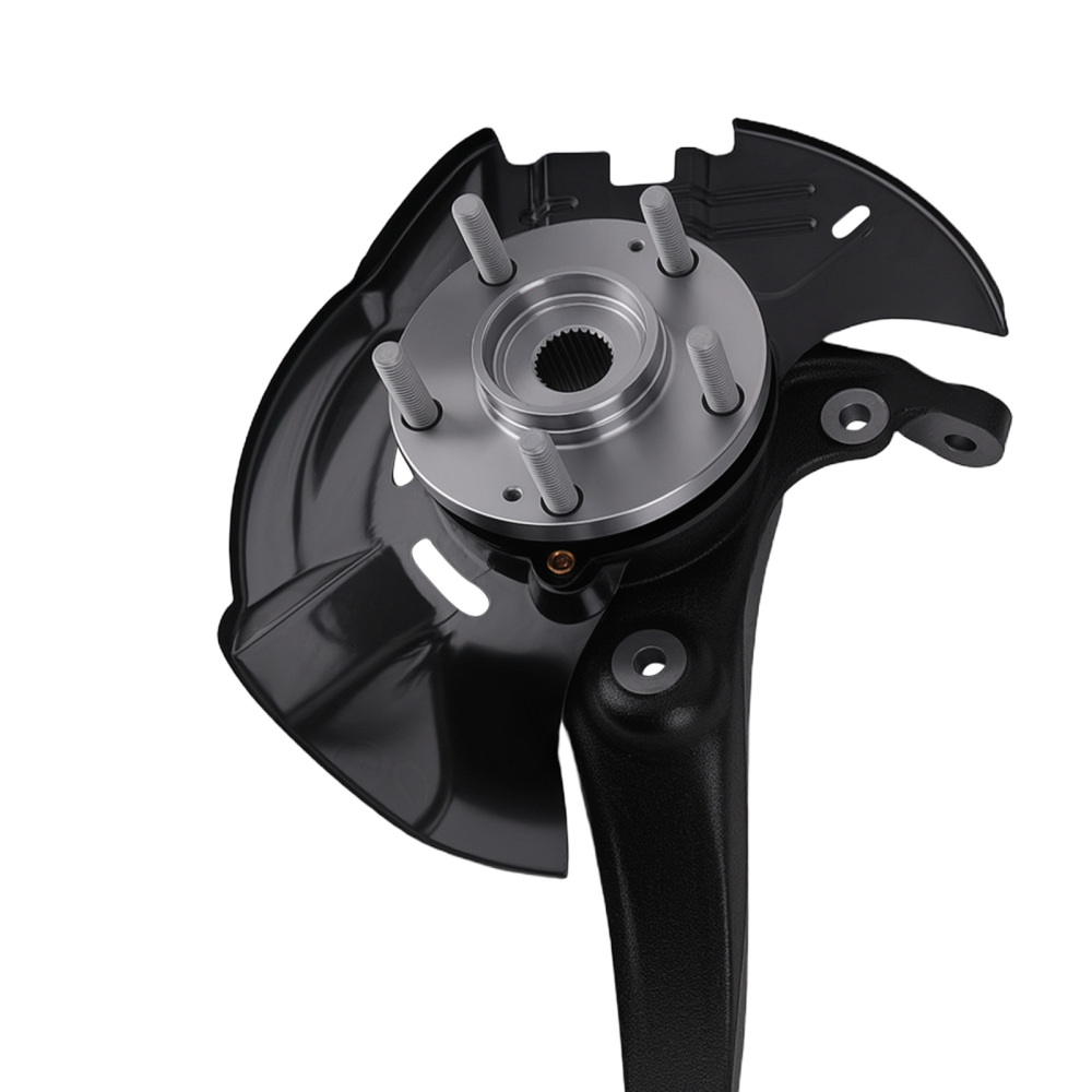 Front Left Right Steering Knuckle Assembly compatible for Hyundai Sonata 2.4L 06-10 Steel