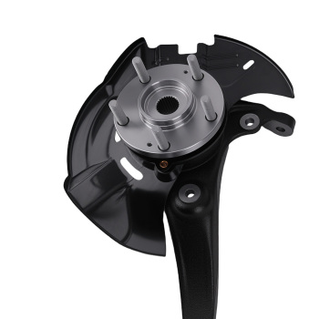 Front Left Right Steering Knuckle Assembly compatible for Hyundai Sonata 2.4L 06-10 Steel