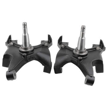 2 inch Drop Spindle Lowering Kit compatible for Chevy C1500 C2500 2WD 88-98 1.25 Rotors