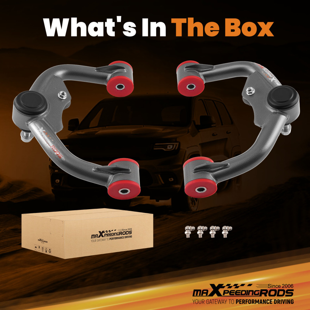 2pcs Front Upper Control Arms 1-3 Lift for 2005-2016 compatible for Nissan Frontier Pathfinder