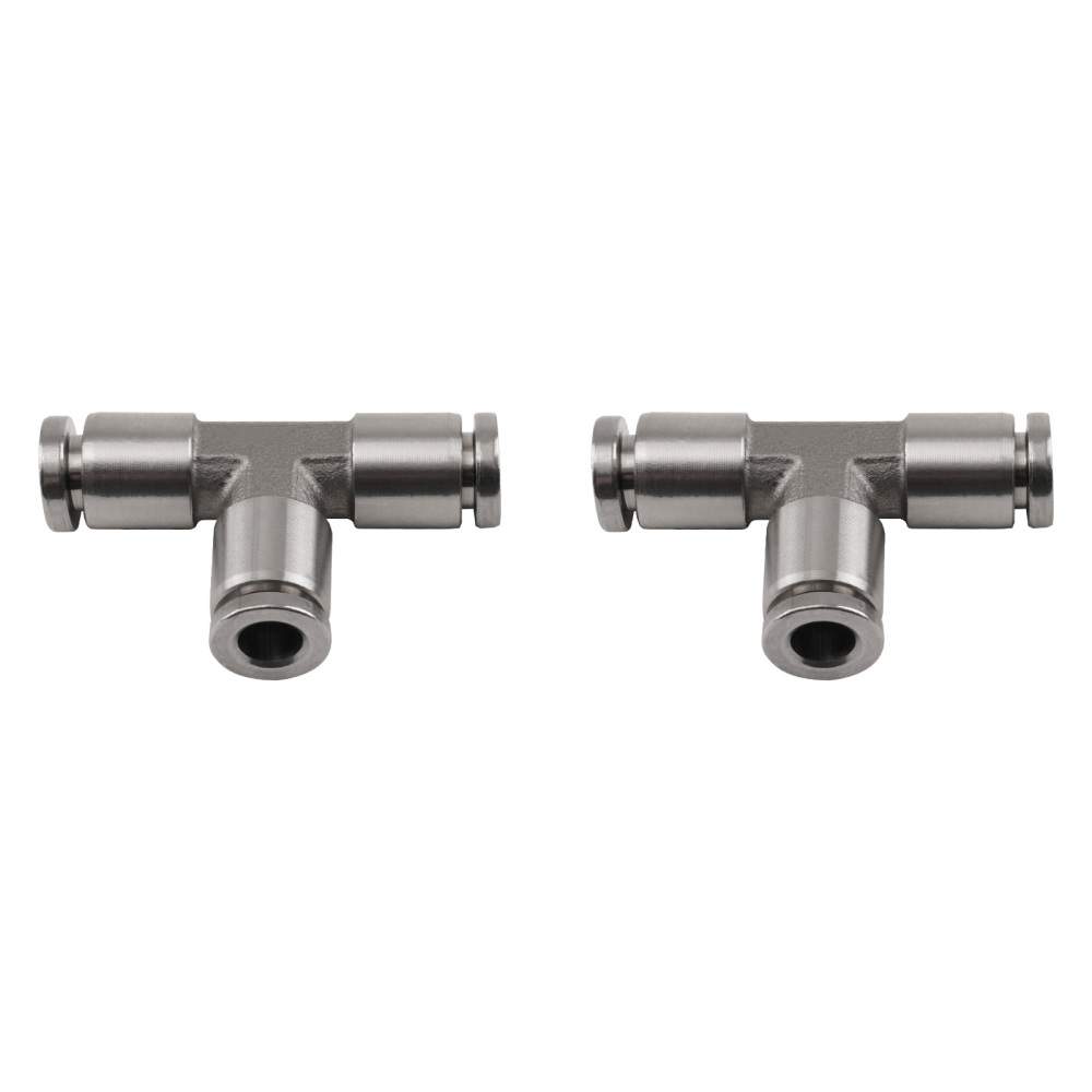 Air Line Fittings Union Tee 1/4 T-Fitting Pneumatic Air Suspension Fittings