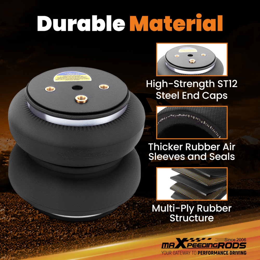 Rear Air Spring Kit compatible for GMC Sierra 2500 3500 Pickup 4WD 2020 - 2024 2025