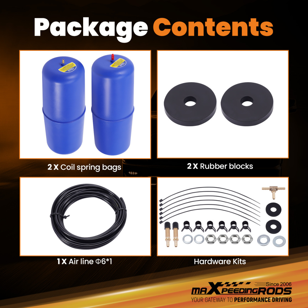 Air Suspension Spring Bag Kit compatible for Ram 1500 STANDARD RWD 4WD 2019 - 2025