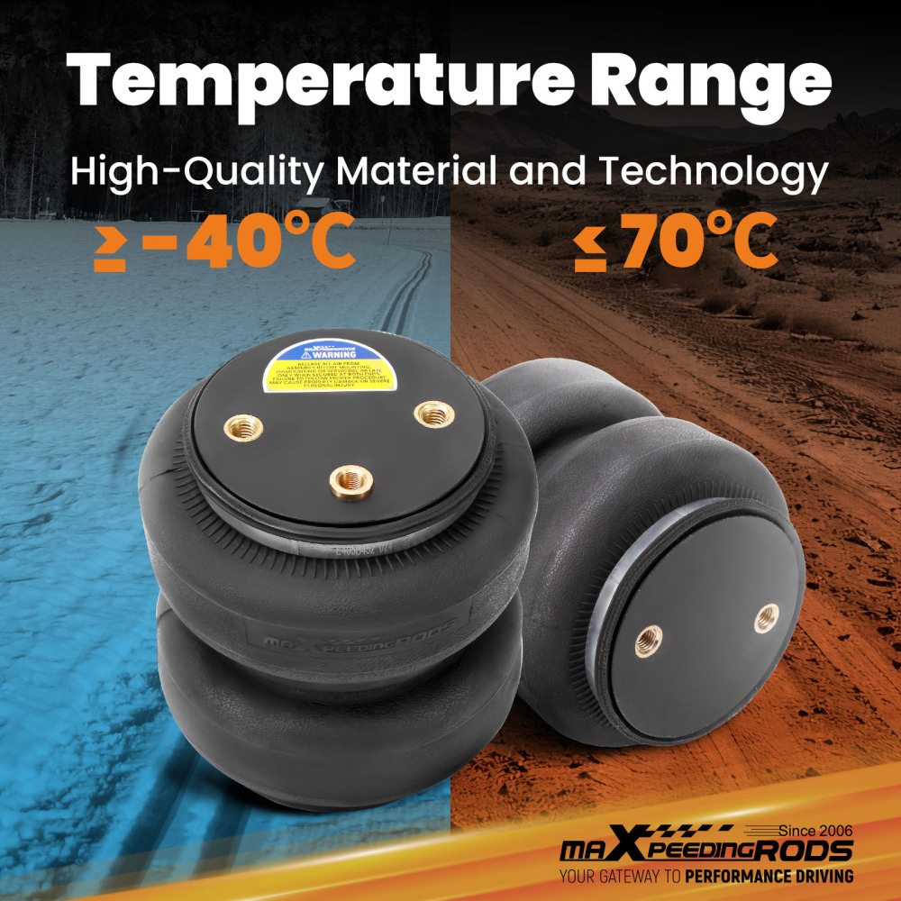 Air Suspension Spring Kit 5000lbs compatible for Ford F-350 Super Duty Pickup RWD 2017-2024