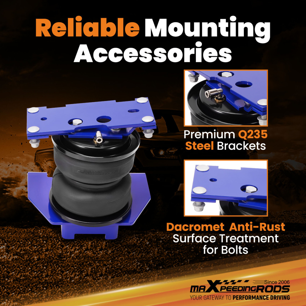 Air Suspension Spring Kit 5000lbs compatible for Ford F-350 Super Duty Pickup RWD 2017-2024