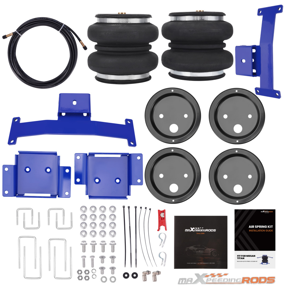 Rear Air Suspension Kit compatible for Nissan Titan S Extended Cab Pickup 4-Door 2017-2024