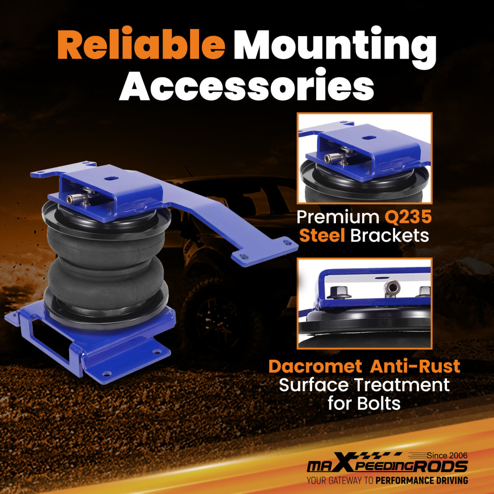 Rear Air Suspension Kit compatible for Nissan Titan S Extended Cab Pickup 4-Door 2017-2024