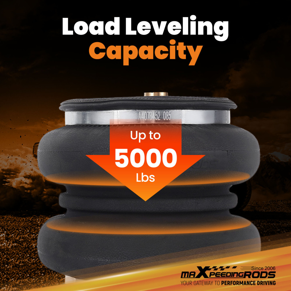 Rear Air Suspension Kit compatible for Nissan Titan S Extended Cab Pickup 4-Door 2017-2024