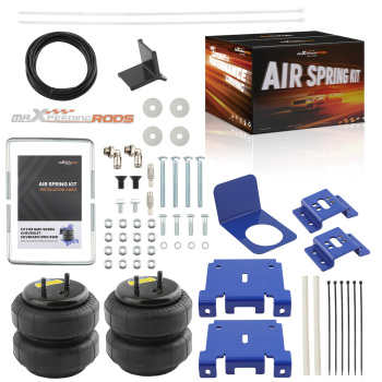 Rear Air Spring Kit Bags Air lines compatible for Silverado 2500HD 3500HD 2WD 4WD 2001-2010