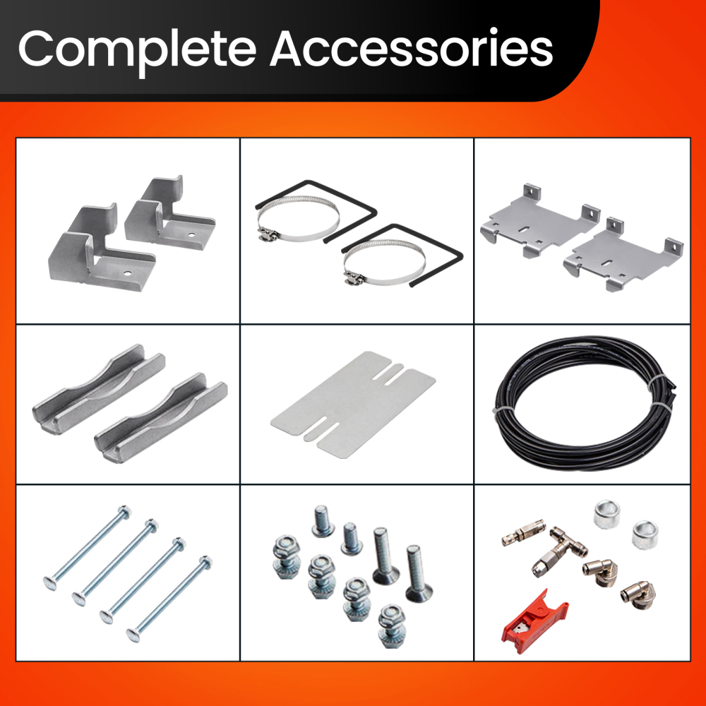 Air Spring Bag with Wireless / Air Controller Kit compatible for Sierra 1500 2007-2018