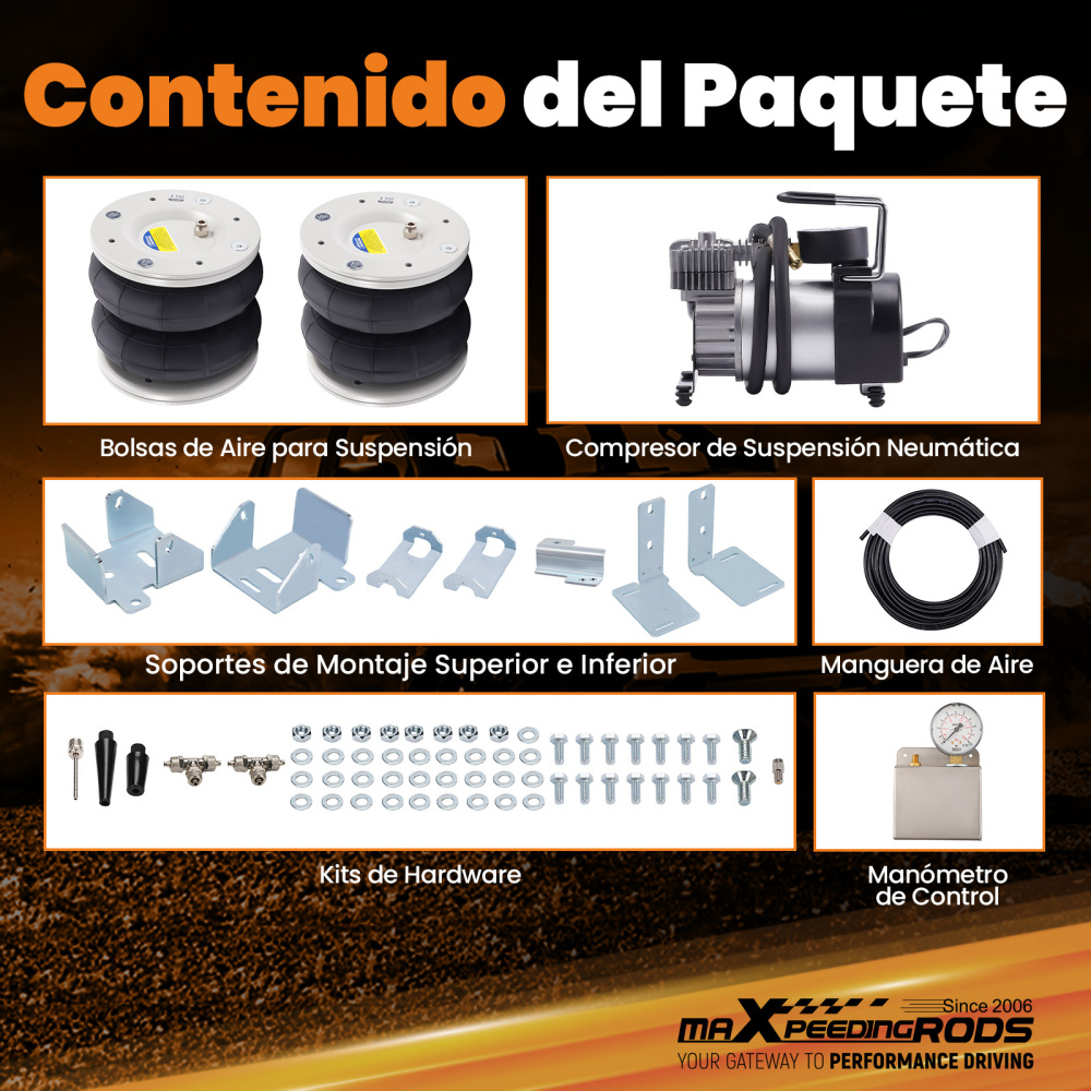 Suspension Pneumatique Aria BorsaAir Pompe compatibile per Ford Transit 2001-